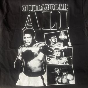 Muhammad Ali Graphic TShirt Black Size Large